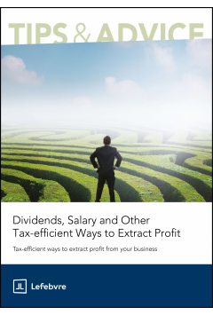 Dividends, Salary and Other Tax-efficient Ways to Extract Profit