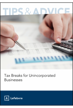 Tax Breaks for Unincorporated Businesses